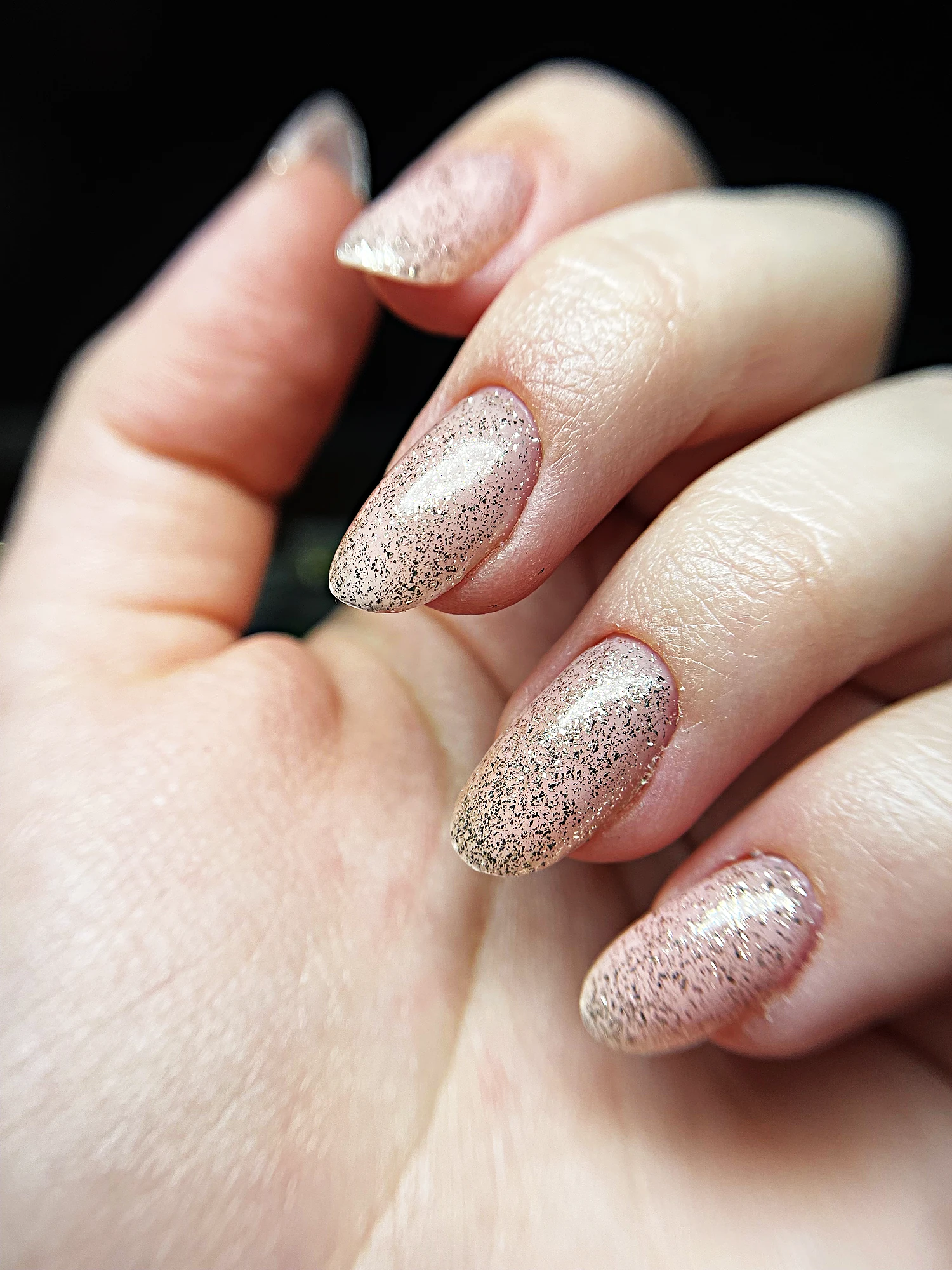Złote ombre